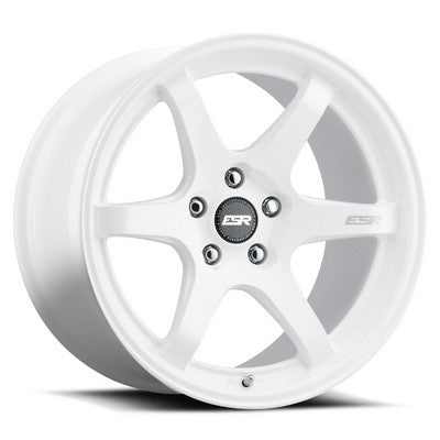 ESR AP6 Gloss White 18x10.5 5X114.3 et22 cb72.6