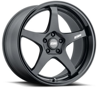 ESR AP5 Matte Black Gloss Black 18x9.5 5x114.3 et22 cb72.6