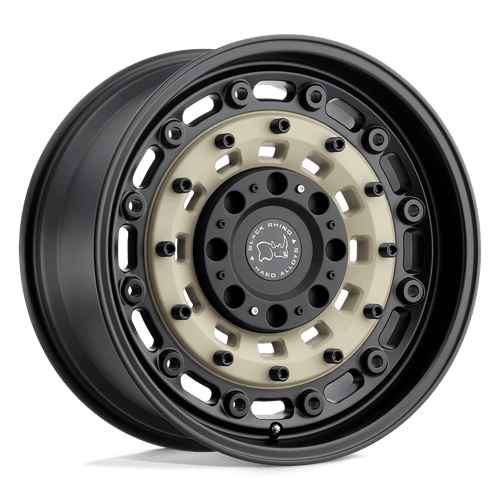 Black Rhino ARSENAL SAND ON BLACK 6X5.5 17X9.5 -18 112.1HB