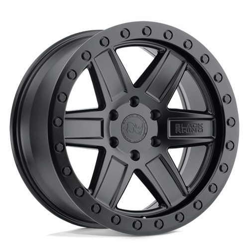 Black Rhino ATTICA MATTE BLACK W/ BLACK RING 5X5.5 17X9 +0 78.1HB
