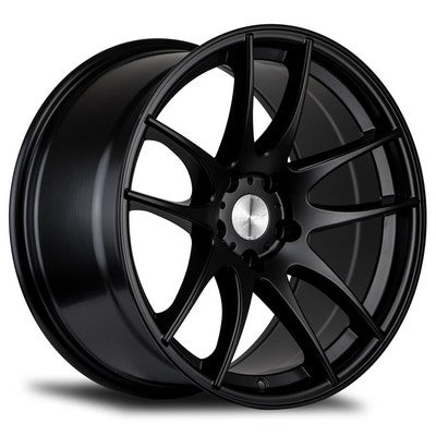 AV-32 MATTE BLACK 17x8 5x100 et35 cb73.1