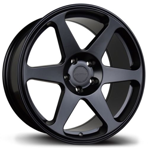 AV-38 MATTE BLACK 18x8.5 5x114.3 et35 cb73.1