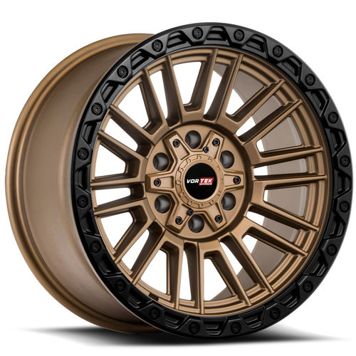 VORTEK VRT-604MBR Matte Bronze Black Bead Ring 18X9 6x120/6x139.7 +18 93.1HB