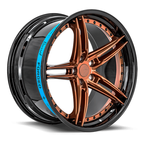 Sentali Barrel Forged SB3 Gloss Black Lip / Gloss Bronze Centre 22X10.5 5x127 +28 71.6HB