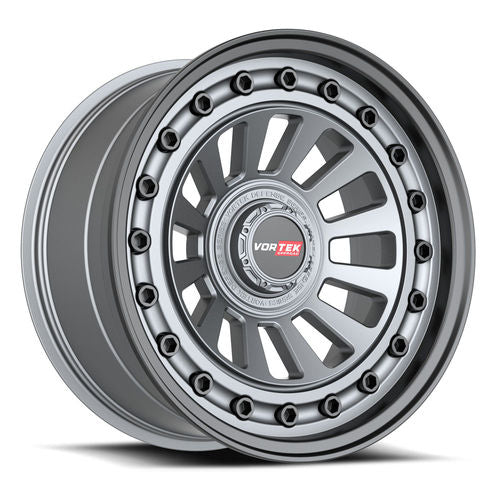 VORTEK VRD-702MTBB Matte GunMetal Black Bolts / Lip 18X9 6x135/6x139.7 +0 106.1HB