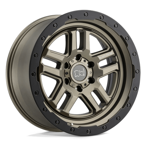 Black Rhino BARSTOW MATTE BRONZE W/ MATTE BLACK RING 5X120 20X8.5 +30 76.1HB