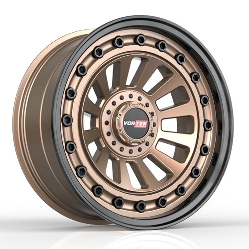 VORTEK VRD-702MBRB Matte Bronze Black Bolts / Lip 18X9 5x127/5x139.7 +12 78.1HB