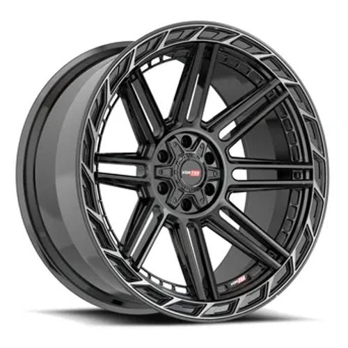 VORTEK VRP-501BDCTR Black Diamond Cut Ring W/ Dark Tint 20X9 6x135/6x139.7 +0 106.1HB