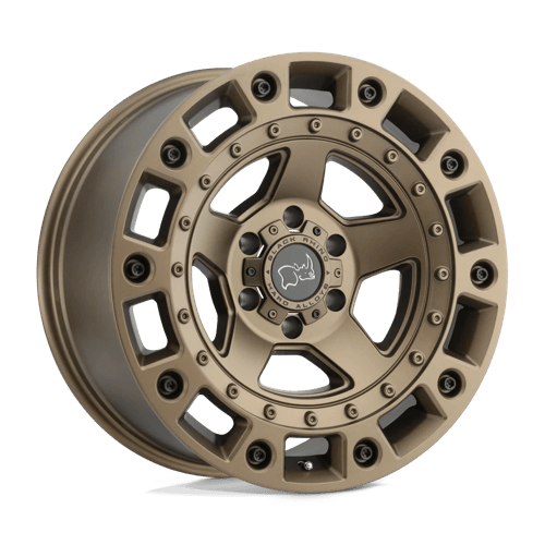 Black Rhino CINCO BRONZE W/ BLACK BOLTS 6X5.5 18X9.5 +12 112.1HB