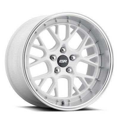 ESR CS11 Gloss White Machine Lip 19x9.5 CUSTOM et35 cb72.6