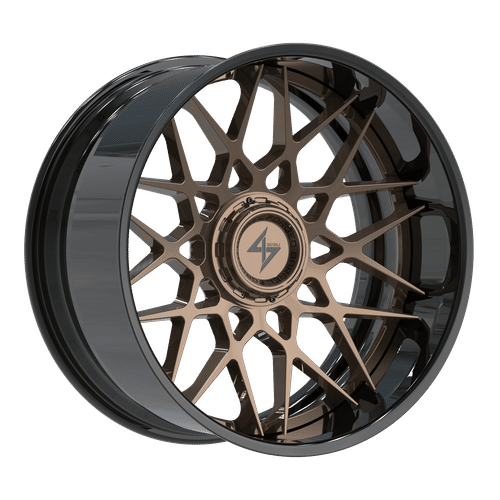 SENTALI BFX BFX5 Gloss Black Lip / Gloss Bronze Centre 22X10 8x165.1/8x170 +-24 125.2HB