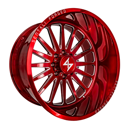 Sentali Forged SF-2 Red Milled 22X10 6x139.7 +-24 106.2HB