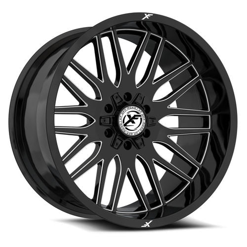 XF OFFROAD XF-240 Gloss Black Milled 20X9 6x135/6x139.7 +0 106.4HB