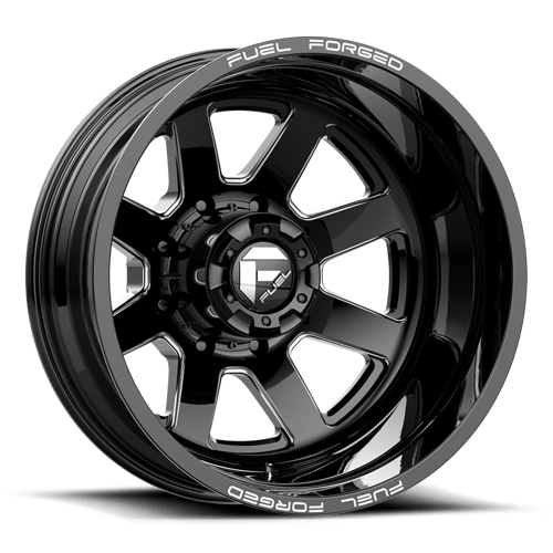 Fuel OffRoad DE09 FF09D MATTE BLACK MILLED 8X210 20X8.25 -221 154.3HB