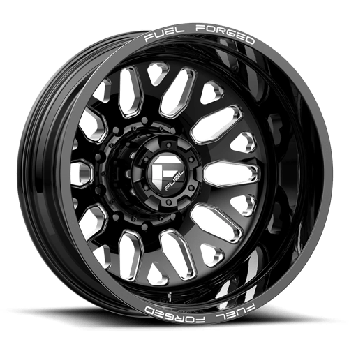 Fuel OffRoad DE19 FF19D GLOSS BLACK MILLED 10X225 20X8.25 -202 170.1HB