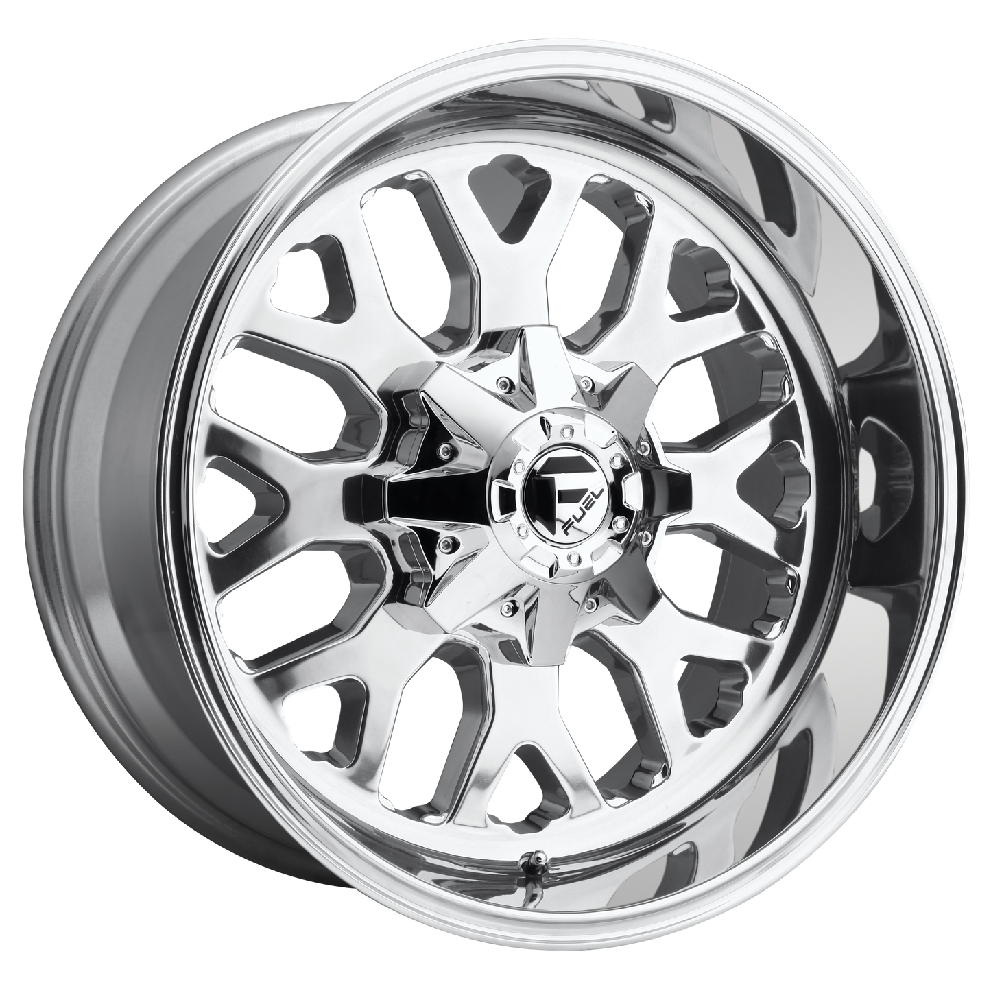 Fuel OffRoad D586 TITAN HIGH LUSTER POLISHED 8X6.5 20X10 -18 125.1HB