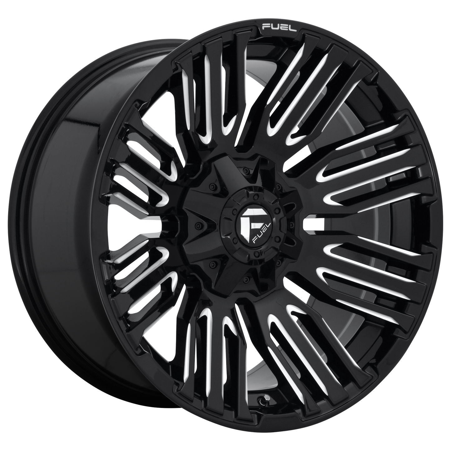 Fuel OffRoad D649 SCHISM GLOSS BLACK MILLED 6X135/5.5 20X10 -18 106.1HB