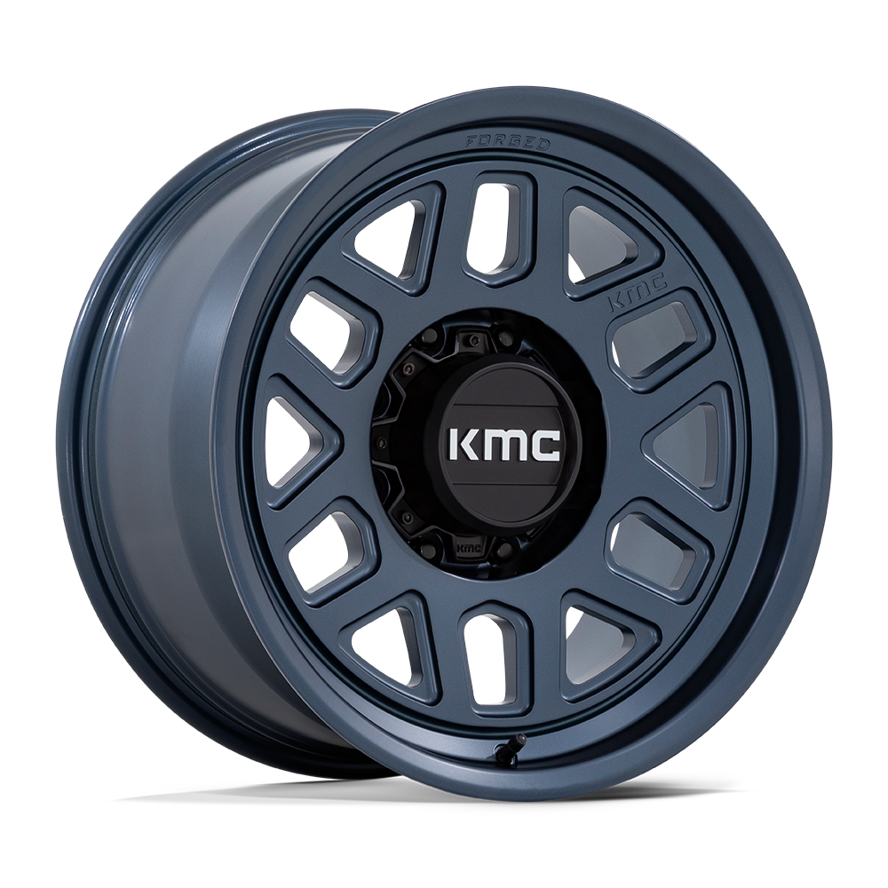 KMC KM451 MESA FORGED MONOBLOCK METALLIC BLUE 8X180 18X9 +18 124.2HB