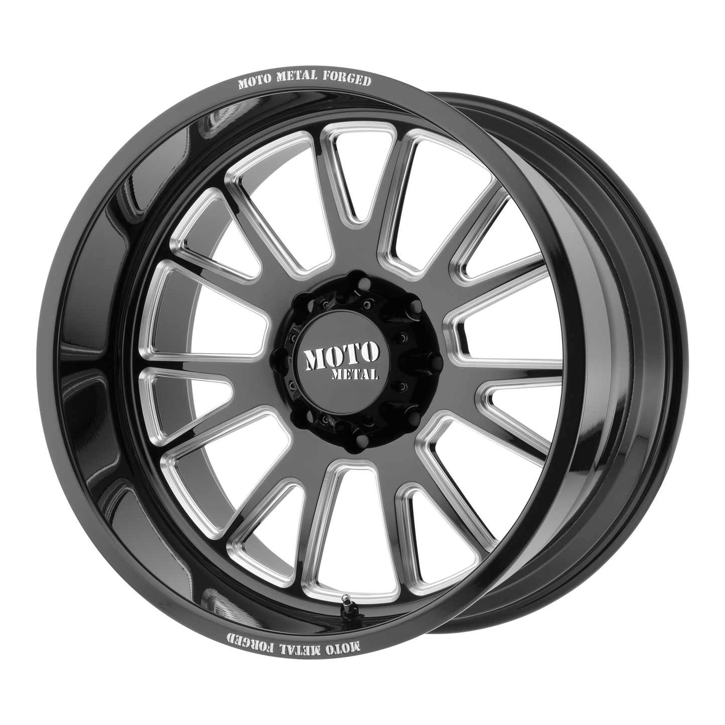 Moto Metal MO401 GLOSS BLACK MILLED 6X5.5 20X10 -24 106.1HB