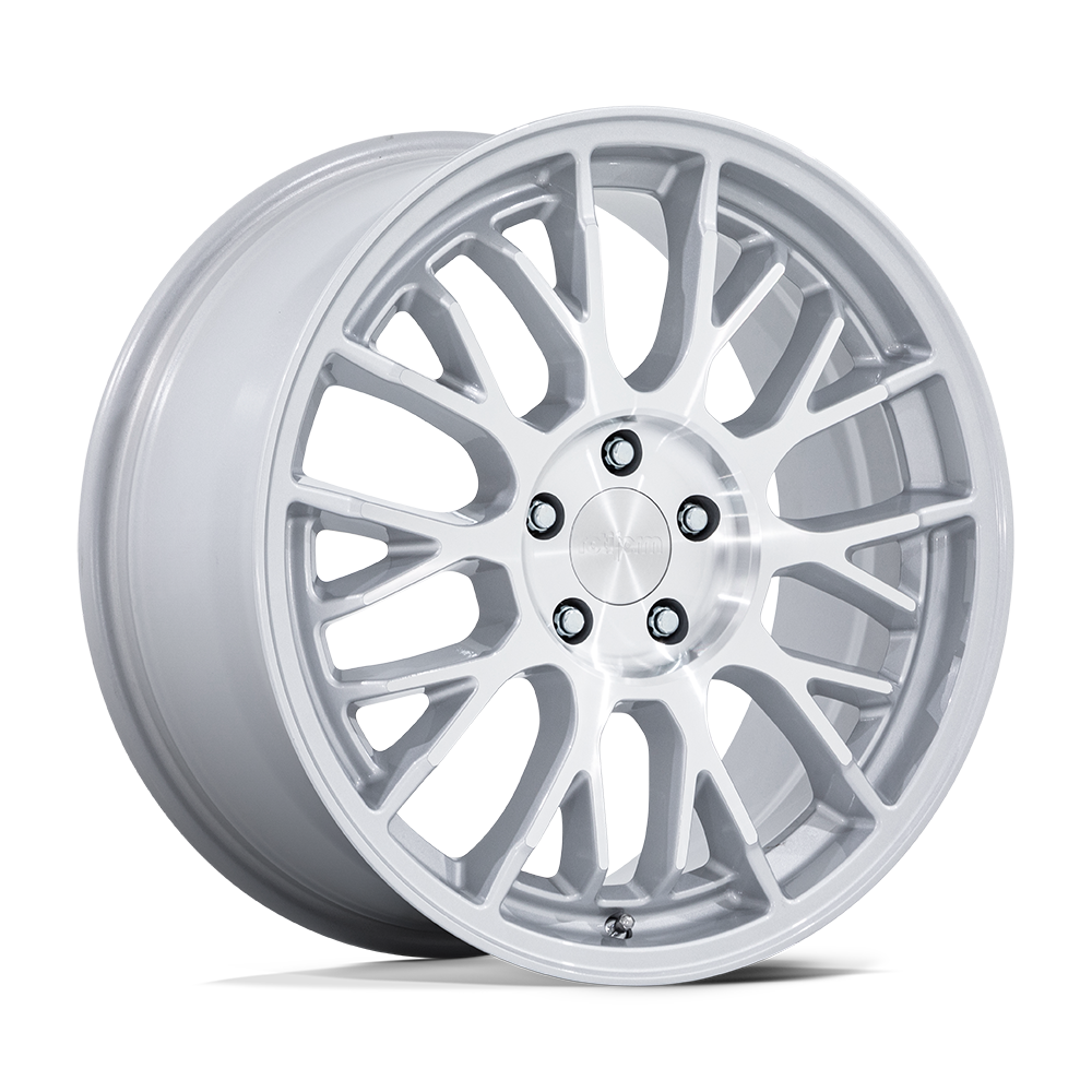 Rotiform RC204 PHX GLOSS SILVER W/ MACHINED FACE 5X112 19X10 +40 66.56HB