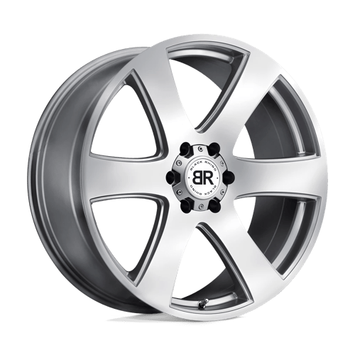 Black Rhino HAKA SILVER W/ MACHINE FACE 6X135 22X9.5 +30 87.1HB