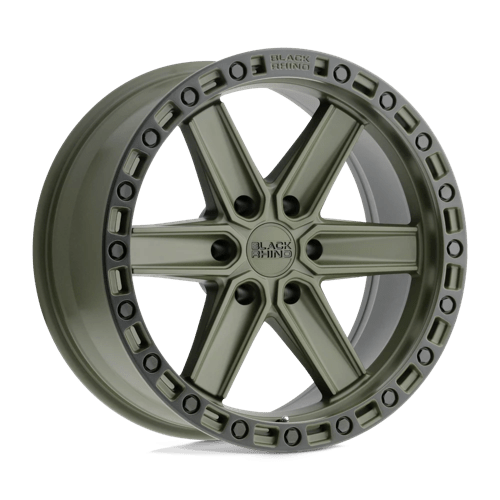 Black Rhino HENDERSON OLIVE DRAB GREEN W/ BLACK RING 6X5.5 20X9.5 +18 112.1HB