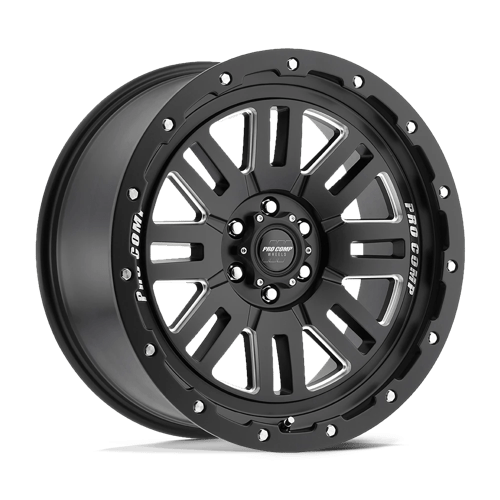 Pro Comp Alloys PA61 COGNOS SATIN BLACK MILLED 6X5.5 17X9 -6 108HB