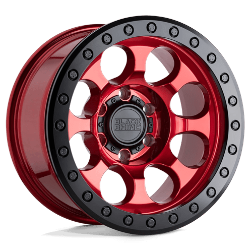 Black Rhino RIOT CANDY RED W/ BLACK RING & BOLTS 6X135 17X8.5 +0 87.1HB