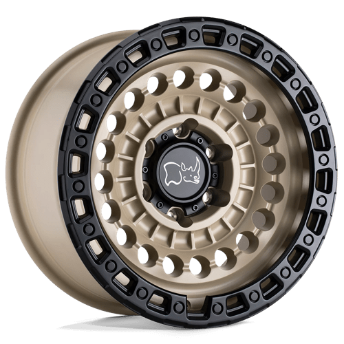 Black Rhino SENTINEL DESERT SAND W/ BLACK RING 8X6.5 17X8.5 -18 125.1HB
