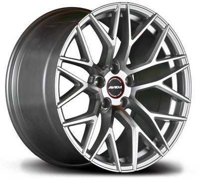 SL-03 Silver Machined Face 18x8.5 5x112 et42 cb73.1