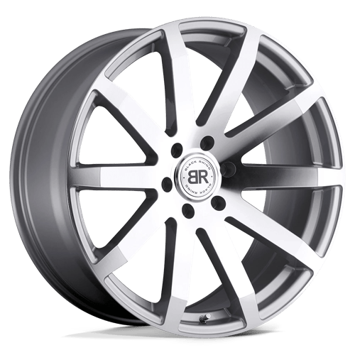 Black Rhino TRAVERSE SILVER W/ MACHINE-CUT FACE 6X5.5 20X9 +15 112.1HB