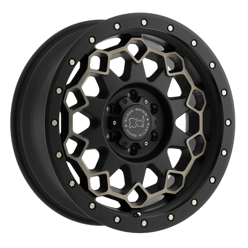 Black Rhino DIAMANTE MATTE BLACK W/ MACHINED FACE & DARK MATTE TINT 6X135 18X9 +12 87.1HB