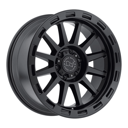 Black Rhino REVOLUTION MATTE BLACK 5X5.0 22X10 -23 71.5HB