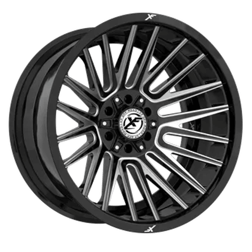 XF OFFROAD XF-234 Gloss Black Milled 20X9 5x127/5x139.7 +12 78.1HB