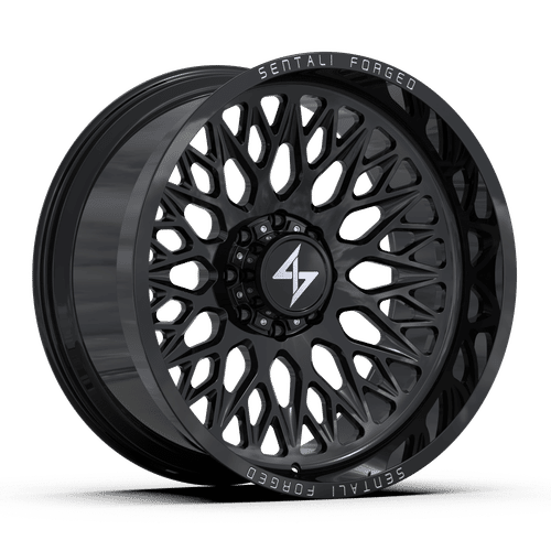 Sentali Forged SF6GB Gloss Black 24X12 5x127 +-44 71.5HB