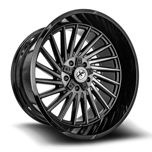 XF OFFROAD XF-239GBBRDDT Gloss Black Brushed Double Dark Tint 20X10 8x165.1/8x170 +-12 125.2HB