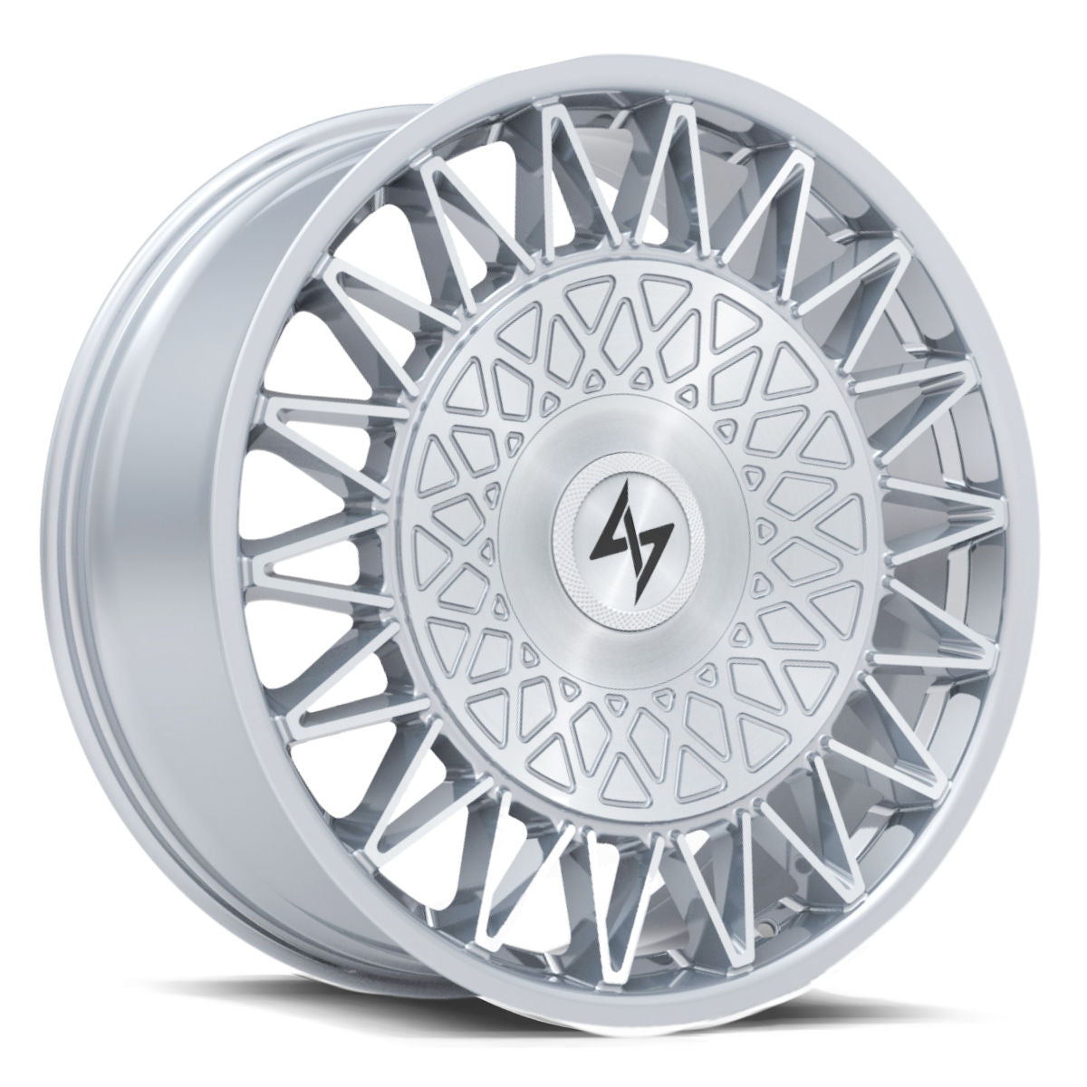 Sentali Luxx Crown Brushed Silver 22X9 5x112/5x114.3 +30 73.1HB