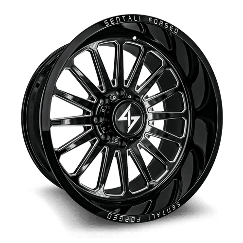 Sentali Forged SF2BM Gloss Black Milled 28X16 8x170 +-99 125.2HB