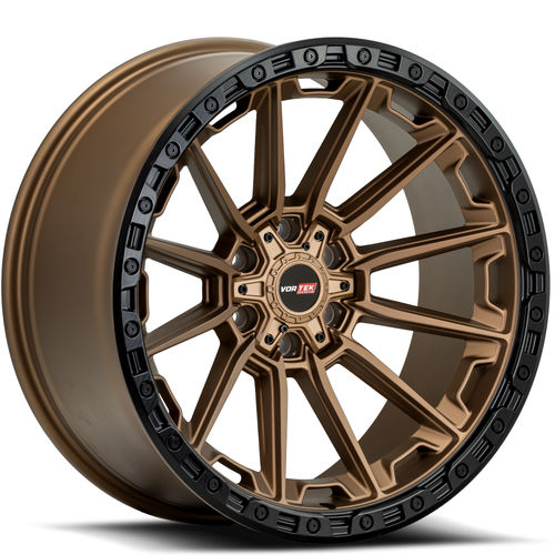 VORTEK VRT-601MBR Matte Bronze Black Bead Ring 22X10 6x135/6x139.7 +-12 106.1HB