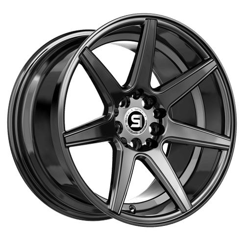 SPEC-1 RACING SP-73GB Gloss Black 18X8 5x112/5x114.3 +38 73.1HB