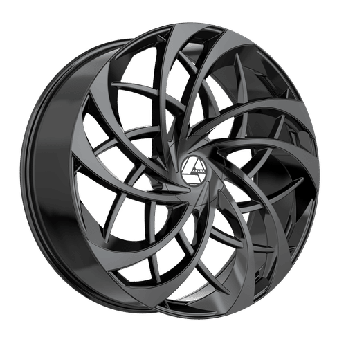 AZARA AZA-540GB Gloss Black 20X8.5 5x112/5x114.3 +35 74.1HB