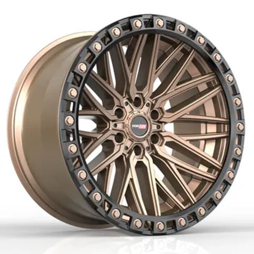 VORTEK VRT-608MBR Matte Bronze Black Bead Ring 17X9 5x127/5x139.7 +-12 78.1HB