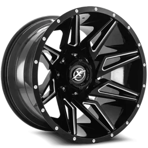 XF OFFROAD XF-218 Gloss Black Milled 20X9 5x127/5x139.7 +0 78.1HB