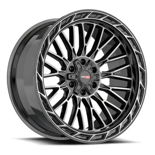 VORTEK VRP-502BDCDT Black Diamond Cut W/ Dark Tint 20X9 5x127/5x139.7 +0 78.1HB