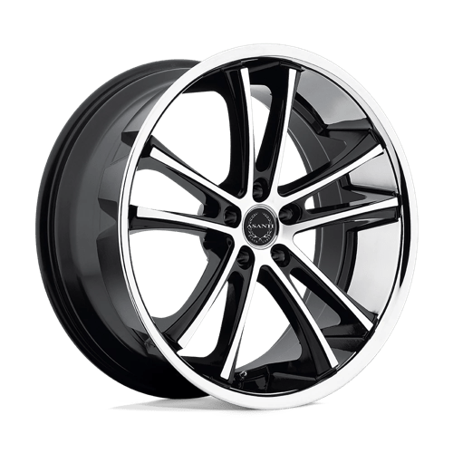 Asanti ABL-1 PEGASI MACHINED FACE W/ SS LIP 5X112 22X9 +32 74.1HB