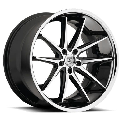 Asanti ABL-5 ALTAIR MACHINED FACE W/ SS LIP 5X120 22X10.5 +38 74.1HB