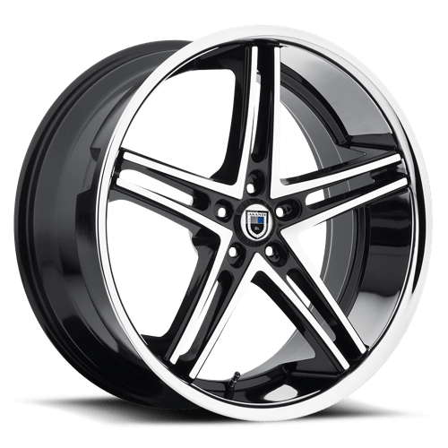 Asanti ABL-7 MACHINED FACE W/ SS LIP 5X120 22X10 +35 74.1HB