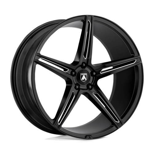 Asanti ABL-22 ALPHA 5 GLOSS BLACK MILLED 5X112 20X8.5 +38 72.56HB