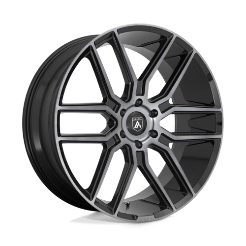Asanti ABL-28 BARON GLOSS BLACK W/ GRAY TINT 6X5.5 22X9.5 +30 100.3HB