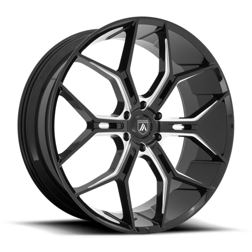 Asanti ABL-38 MONARCH TRUCK GLOSS BLACK MILLED 6X5.5 26X10 +20 106.1HB